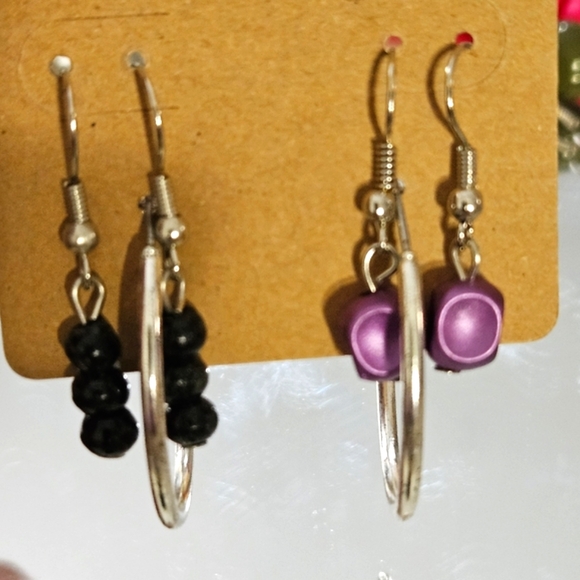 Silver Hoop Earring Bundle Of 3 - Picture 8 of 10